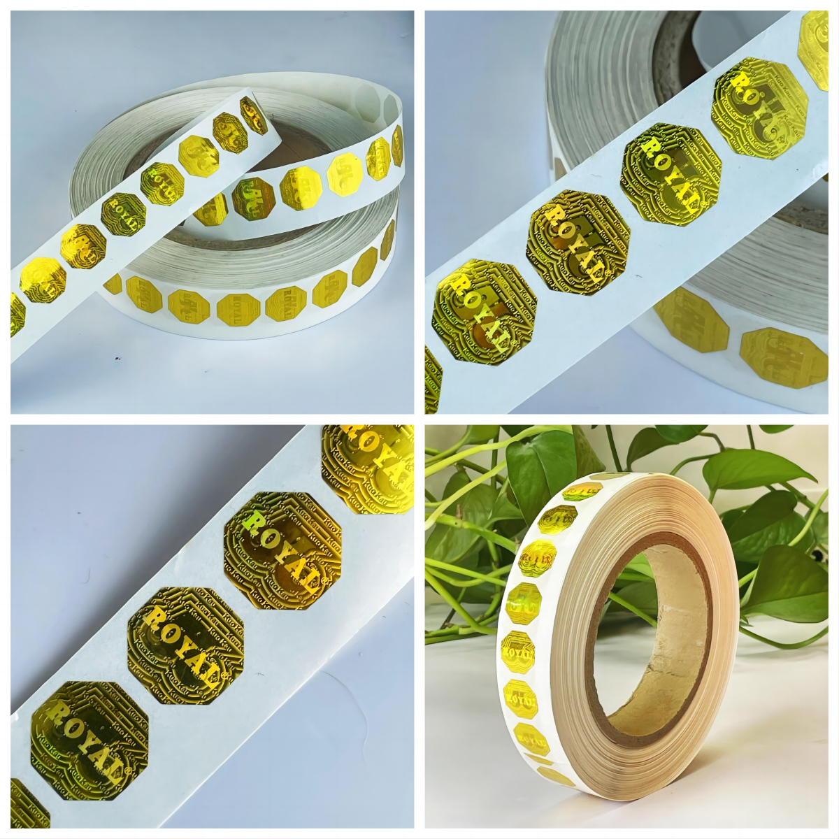 全息鐳射二維碼防偽標(biāo)貼一次性激光3D效果動態(tài)防轉(zhuǎn)移留底標(biāo)簽